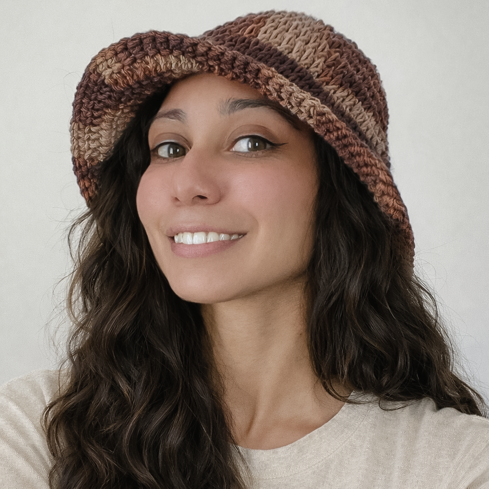PDF Crochet Pattern - The [Beginner] Boulevard Bucket Hat