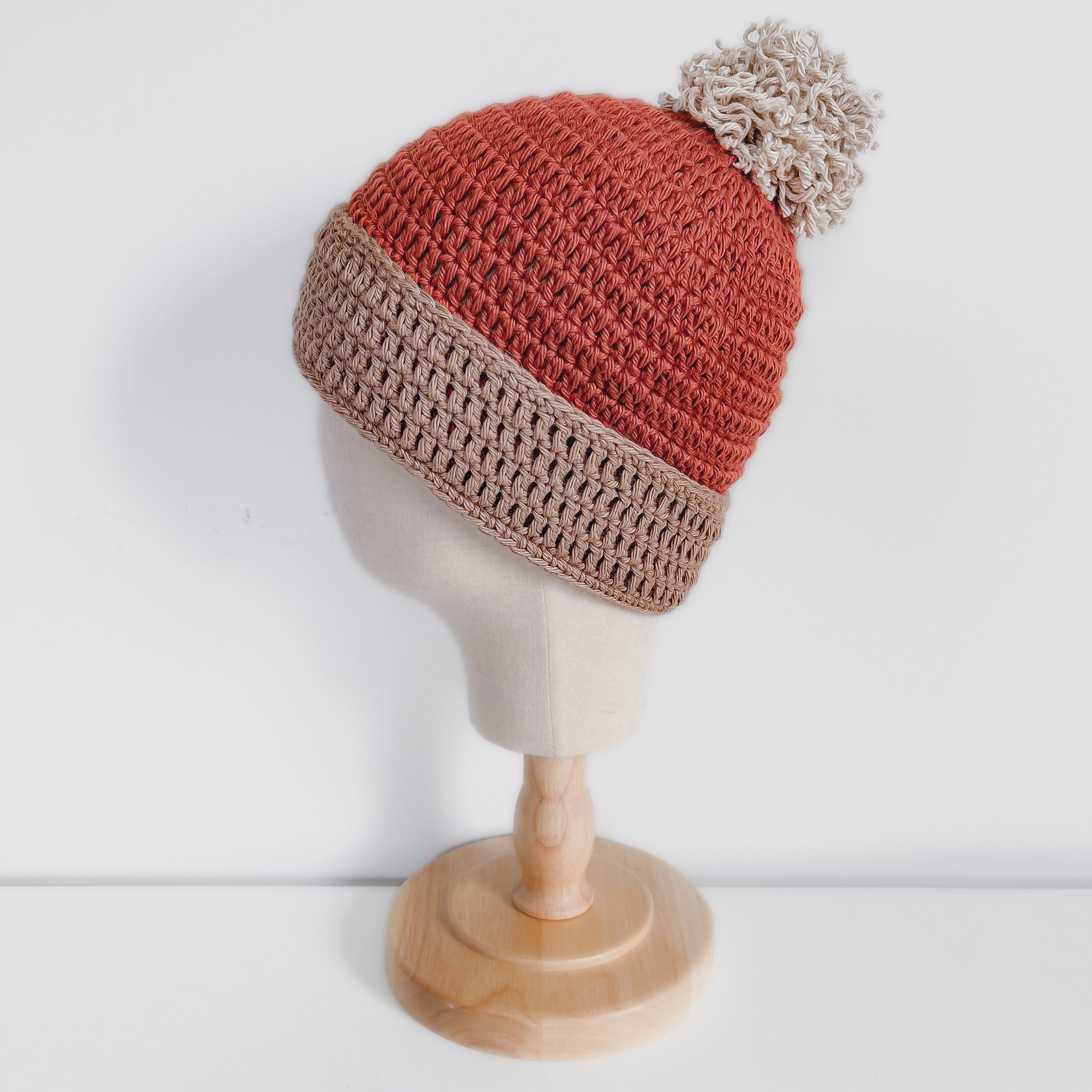 Crochet Hat - The Boulevard Beanie (Red)