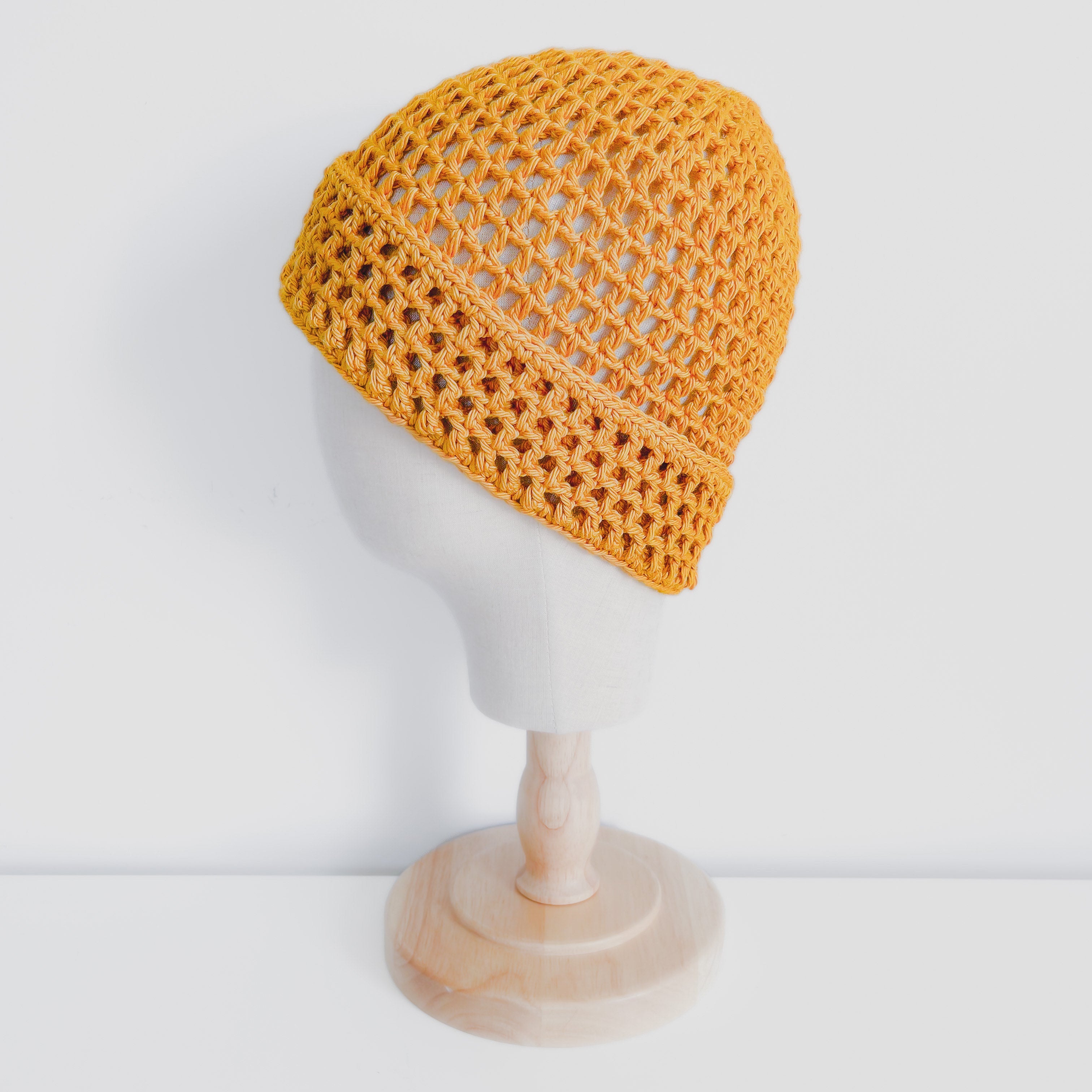 Crochet Hat - The Grove Beanie (Yellow)